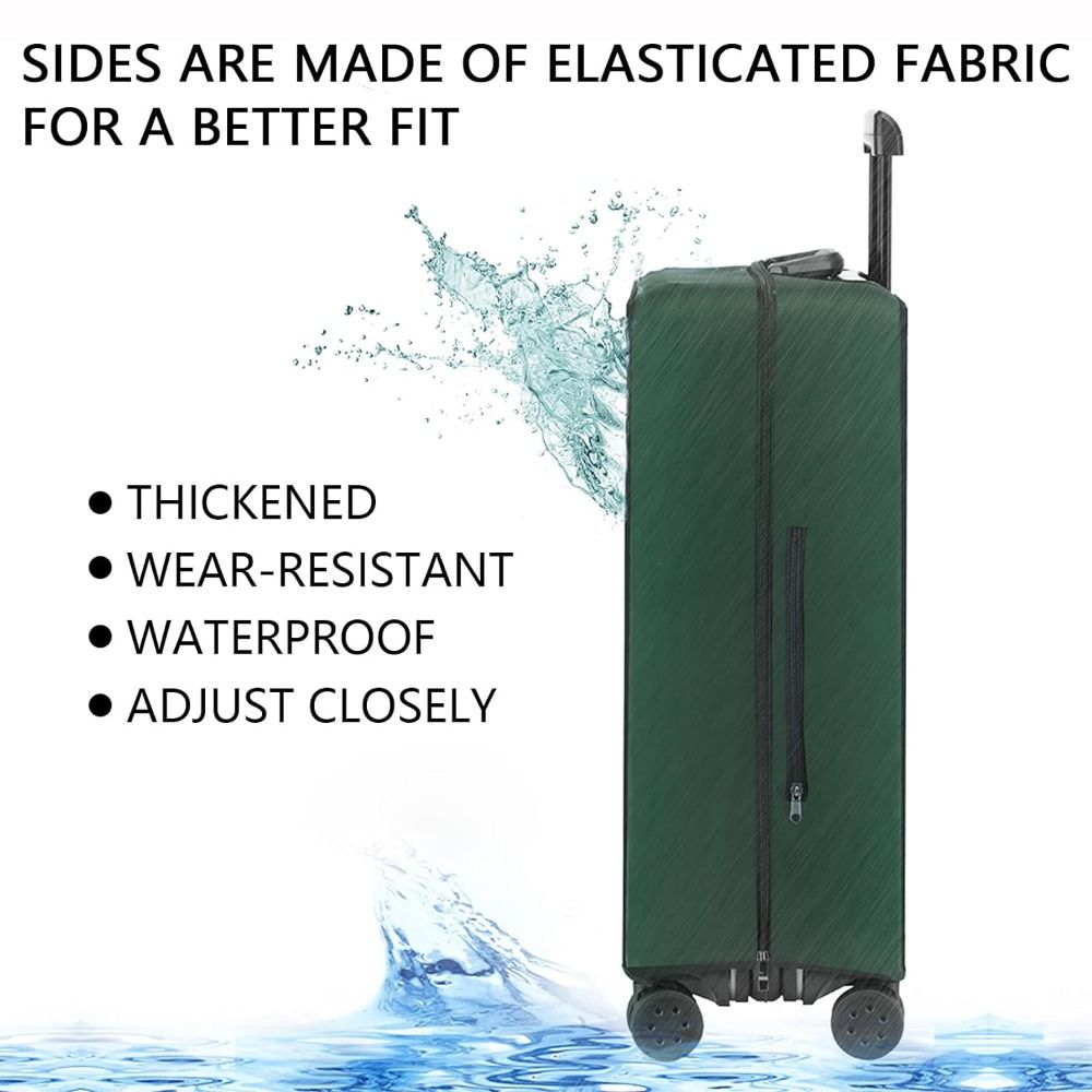 Luggage Protective Cover Transparent - 新しい PVC 透明スーツケースカバー防水分解不要クリア荷物プロテクター弾性荷物ダストカバー