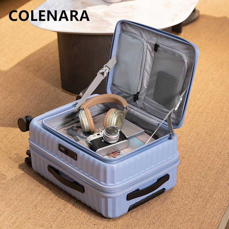 COLENARA キャビンスーツケース フロントオープン搭乗 - Front Opening Laptop Luggage 24 Inch のレビューと価格