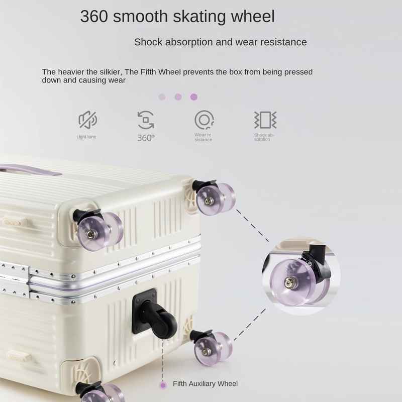 幅広ハンドル付き、キャスター付きスーツケース、アルミニウムフ - Spinner Wheel Rolling Suitcase 20 Inch のレビューと価格